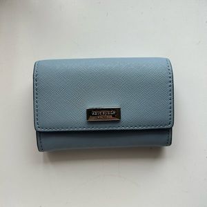 Baby blue Kate spade card holder